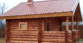 Баня из сруба под ключ в зиме - Цена от 136162 руб. - Строй-Зма